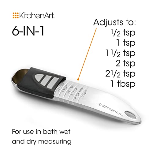 KitchenArt Stainless Steel Pro Adjust-A-Tablespoon, Adjustable Tablespoon - Image 5