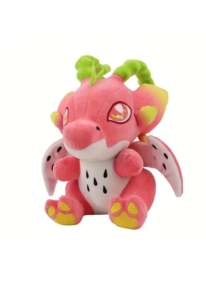 Dragon Fruit Plush Toy Soft Stuffed Animal Red Kawaii Gift For Youngsters - Image 1