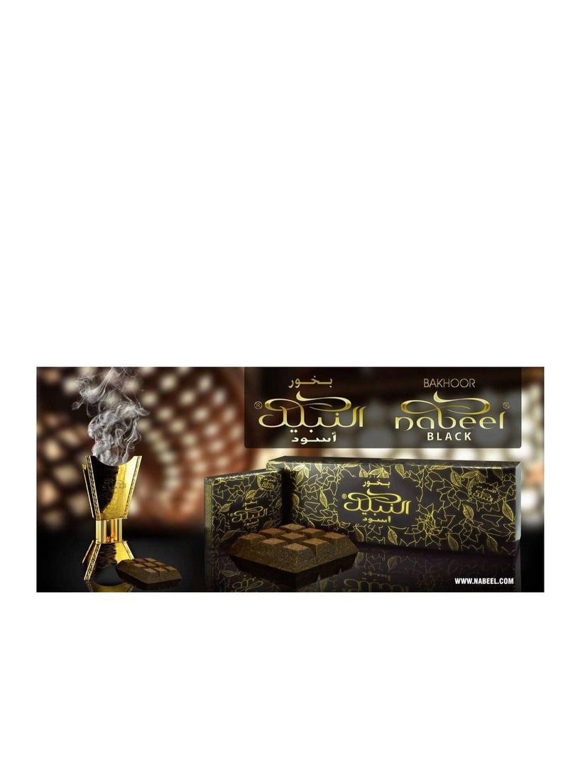 نبيل 40 جرام بخور نبيل للعطور بخور أسود عبوة من 12 قطعة - Image 3