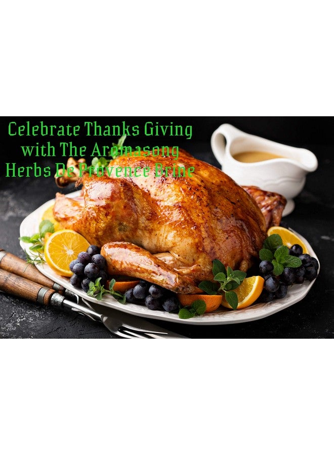 Aromasong Turkey Brine - 100% Natural - 2 LB - For Wet & Dry Brining. (Herbs De Provence seasoning) for Whole, Smoked, Oven-Roasted or Fried Turkey - Made in USA - Image 5