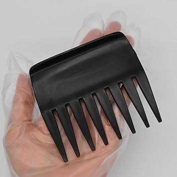 AIRERA Mens Hair Styling Comb Palm Sized Wide Tooth Streaker Comb Texture Comb for Shaping Wet Pick Slickback Pompadour Hairstyles Ideal for Thick Curly Most Hair Types Women Men Salon Barber - Image 4