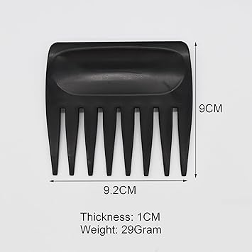 AIRERA Mens Hair Styling Comb Palm Sized Wide Tooth Streaker Comb Texture Comb for Shaping Wet Pick Slickback Pompadour Hairstyles Ideal for Thick Curly Most Hair Types Women Men Salon Barber - Image 3