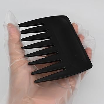 AIRERA Mens Hair Styling Comb Palm Sized Wide Tooth Streaker Comb Texture Comb for Shaping Wet Pick Slickback Pompadour Hairstyles Ideal for Thick Curly Most Hair Types Women Men Salon Barber - Image 5