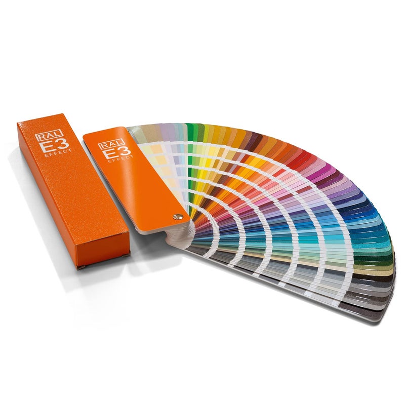 RAL E3 Color Chart, 70 Metallic Gloss Colors, 420 Solid Colors, Semi-Matte - Image 1