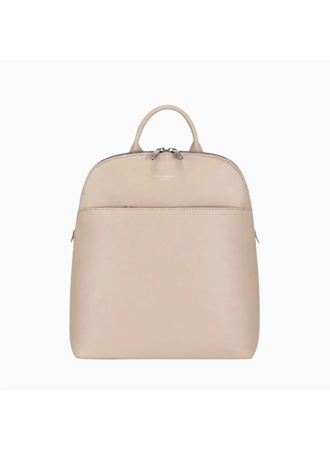 David Jones Modern minimal medium size women's backpack model CM8233| Daily, school, college, work and everyday multi pocket bag