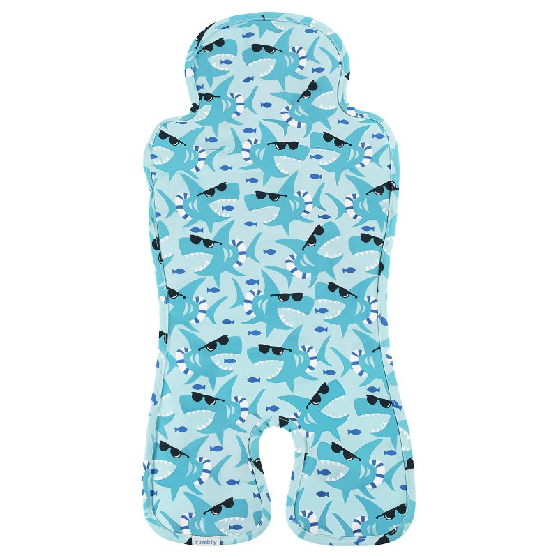 Yinbly Gel Car Seat Cooler Pad for Children,Summer Breathable Ice Stroller Cooler Mat,Multifunctional Baby Cooling Pad Suitable for Stroller, Baby Dining Chair, Child Safety Seat - Image 1