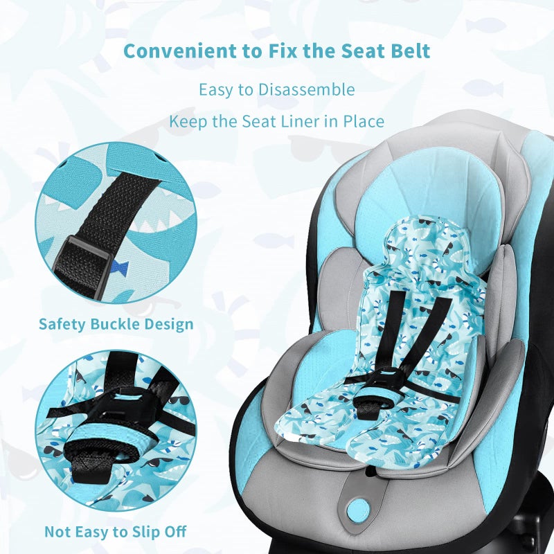 Yinbly Gel Car Seat Cooler Pad for Children,Summer Breathable Ice Stroller Cooler Mat,Multifunctional Baby Cooling Pad Suitable for Stroller, Baby Dining Chair, Child Safety Seat - Image 5
