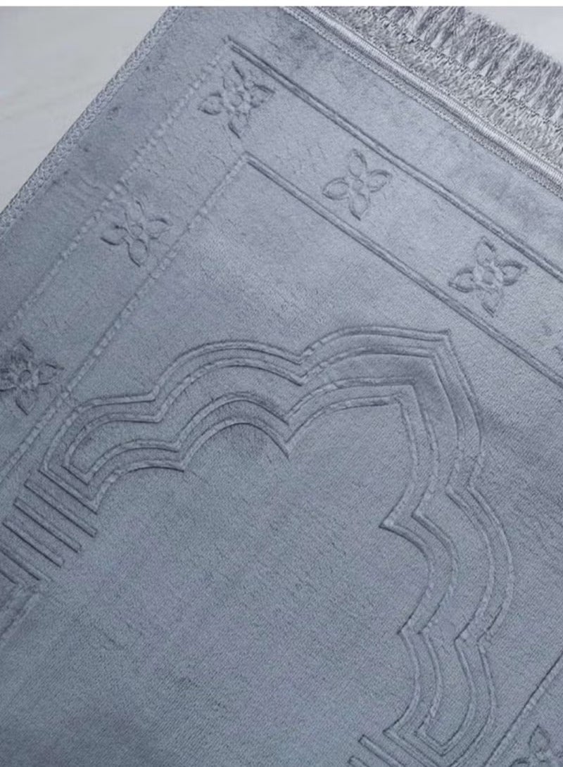 مجموعة هدايا رمضان 3 قطعة سجادة صلاة، حجم كبير، نوعية جيدة، غير زلقة، 80×120 سم - Image 4