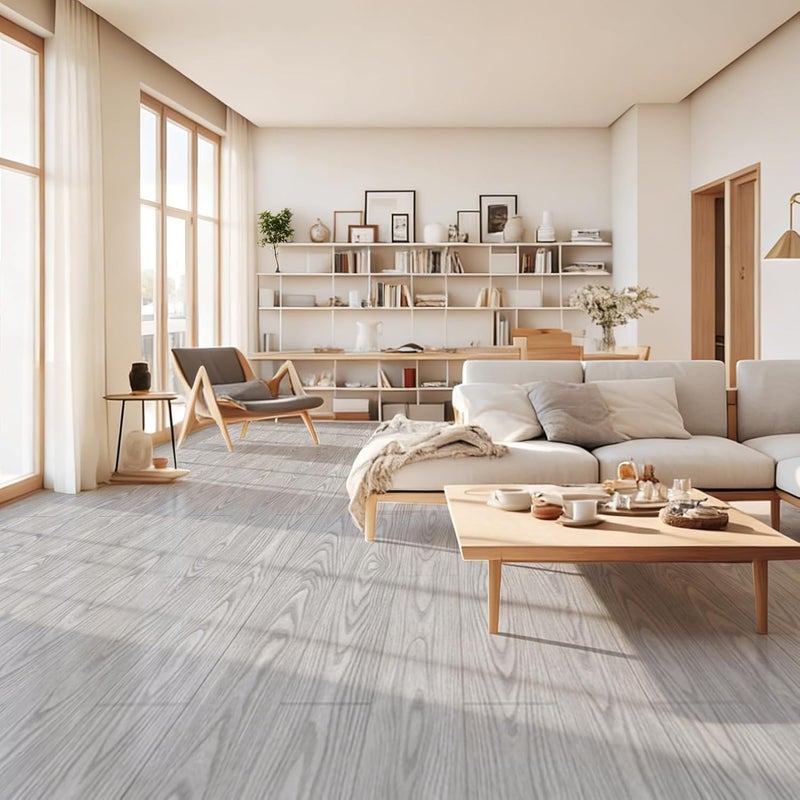 Art3d 15 m² Floor Tiles, Pack of 10 Luxury Vinyl Planks, Wood Look, Self-Adhesive and Waterproof Tile Stickers for Bedroom, Living Room, Kitchen, Maple - Image 3