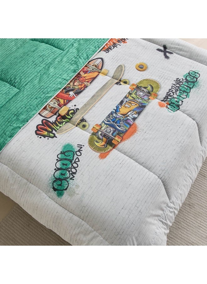 Home Box Tom Gearhead 2-Piece Freestyle Twin Cotton Comforter Set 160 x 220 cm  - Image 5