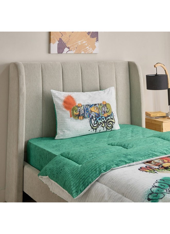 Home Box Tom Gearhead 2-Piece Freestyle Twin Cotton Comforter Set 160 x 220 cm  - Image 2