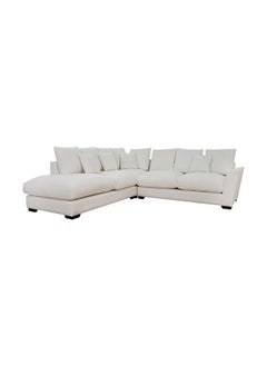ROYAL FURNITURE Long Beach Corner Sofa set in Fabric (280x273x67) cm white color  - Image 1