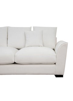 ROYAL FURNITURE Long Beach Corner Sofa set in Fabric (280x273x67) cm white color  - Image 4