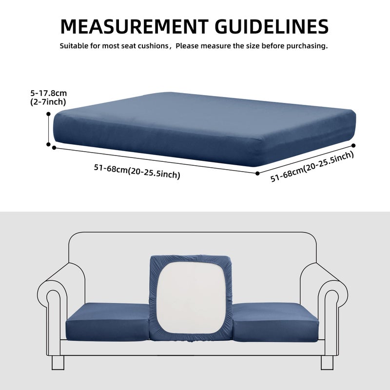SUKAIKEQA Outdoor Cushion Covers Set,8PCS Waterproof Patio Furniture Couch Seat Slipcovers, Replacement for Sofa Sectional Chair(Coverï¼ŒOnly) - Image 2
