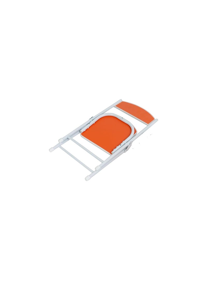 The Tickle Toe The Tickle Toe Foldable Chair for Kids Folding Chair for Boys Girls Wood Plywood28L x 28W x 54H cm Age 25 YearsOrange  - Image 4