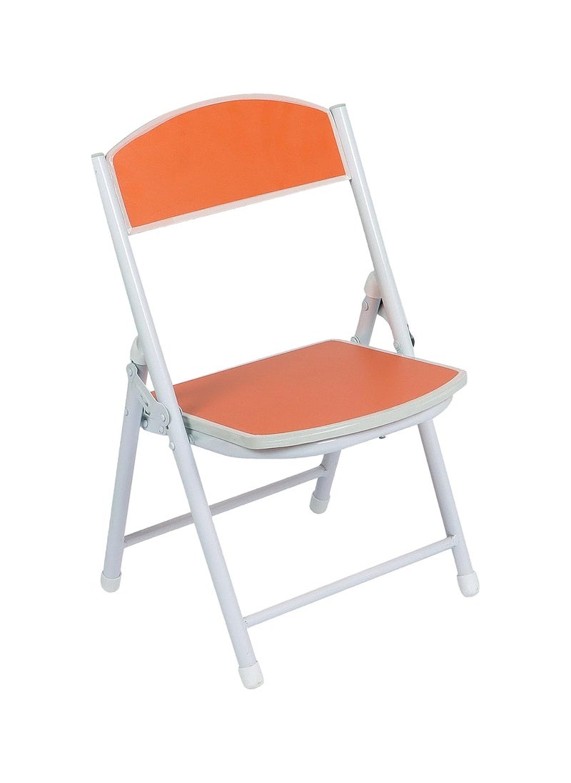 The Tickle Toe The Tickle Toe Foldable Chair for Kids Folding Chair for Boys Girls Wood Plywood28L x 28W x 54H cm Age 25 YearsOrange  - Image 3