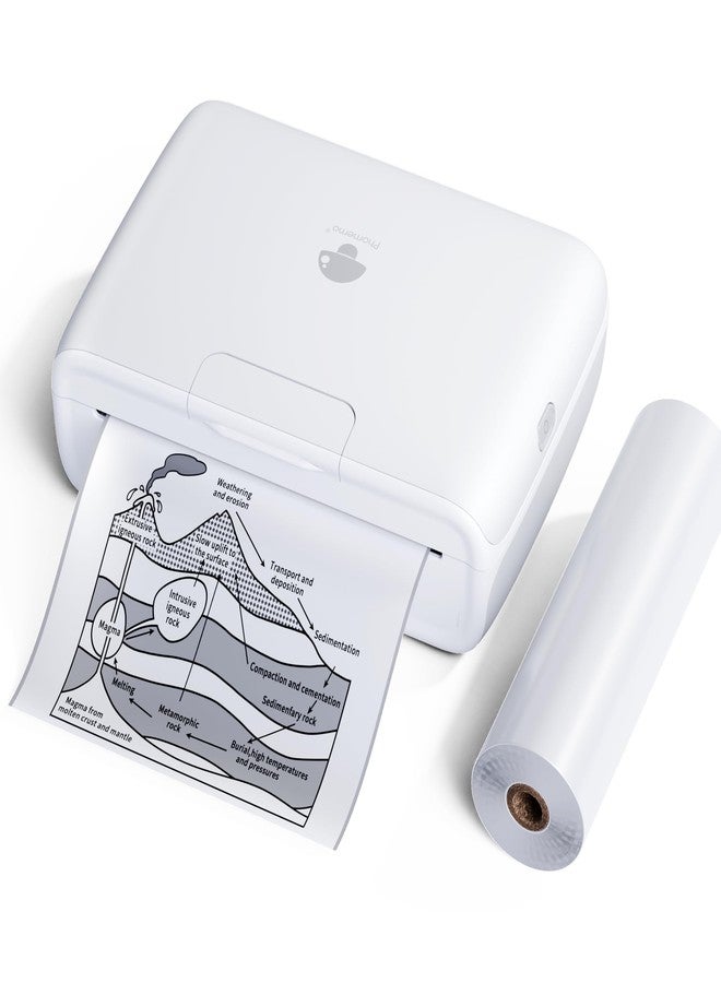 Phomemo M04S Bluetooth Portable Printer-Thermal Label Printer Mini Printer, Support 2/3/4 inch Printing Width, 300dpi, Great for Document, Notes, Sticker, Label - Image 1