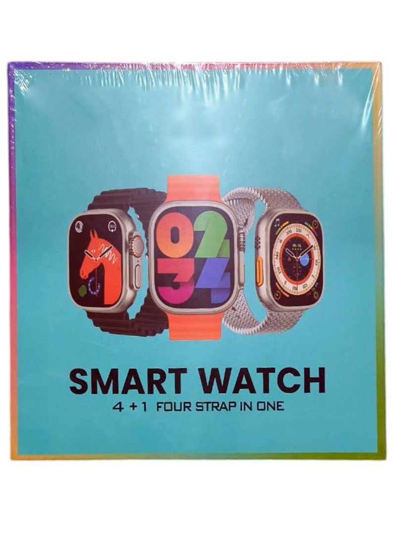 erorex Smart Watch 4 Plus 1 Four Strap In One - Image 1
