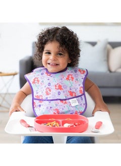 BUMKiNs Disney Cinderella Ariel Superbib Baby Bib Waterproof Washable Stain And Odor Resistant 6 24 Months (Pack Of 2)  - Image 4