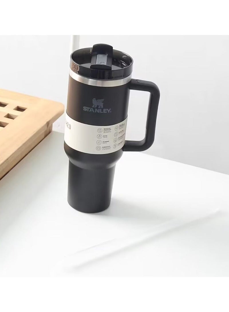 Stanley Quencher H2.0 FlowState Stainless Steel Vacuum Insulated Tumbler with Lid and Straw for Water, Iced Tea or Coffee, Smoothie and More 40oz/1200ml