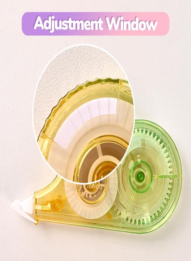 Temiary 6 Pcs Correction Tapes for Instant Corrections, Easy To Use White Smooth Pull Out Tape, Aesthetic Tape for School Office (Gradient) - Image 3