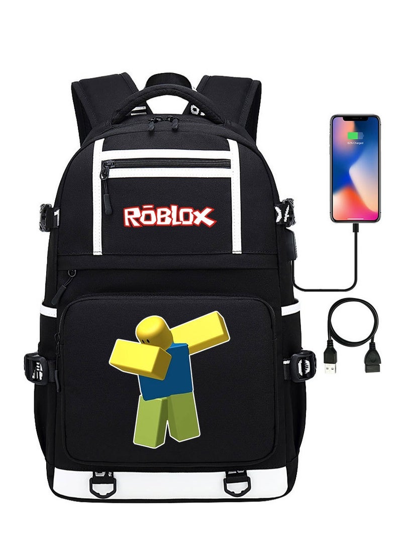 ROBLOX Printed Youth Large Capacity Men's and Women's Shoulders