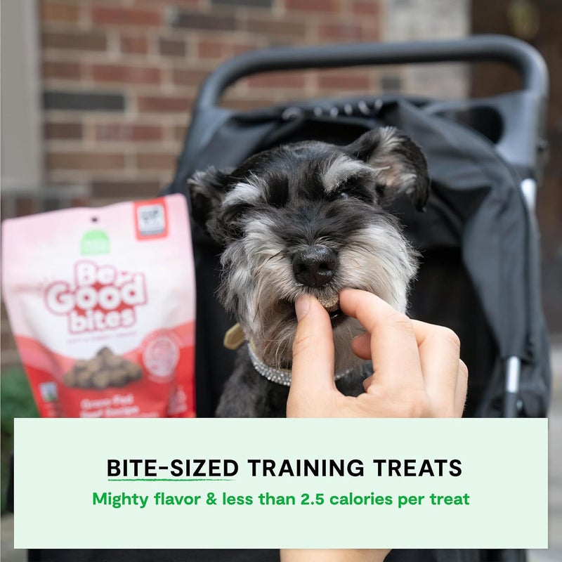 Open Farm, Be Good Bites, Soft Dog Training Treats, Small & Chewy, Made with Ethically & Sustainably Sourced Ingredients, Non-GMO Fruits & Grains, Grass-Fed Beef Recipe, 6oz Pouch - Image 2