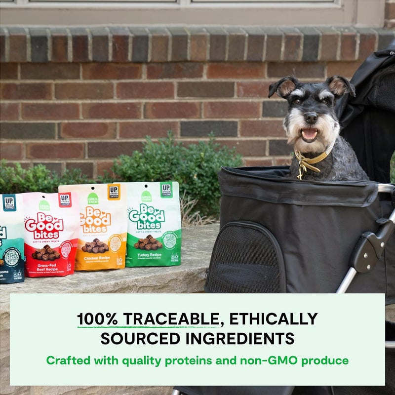 Open Farm, Be Good Bites, Soft Dog Training Treats, Small & Chewy, Made with Ethically & Sustainably Sourced Ingredients, Non-GMO Fruits & Grains, Grass-Fed Beef Recipe, 6oz Pouch - Image 4