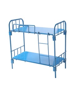Daytoyz 1/12 Scale Doll Bunk Bed - Alloy Mini Double Layer Bed for Dollhouse, Chic Doll Furniture Set with Realistic Details, Durable Kids & Collector Dollhouse Accessories  - Image 1