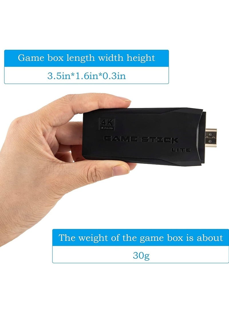 Wireless HDMI High-Definition Game Console,Built-in 10000+ Games with Hidden USB Flash Drive Design ,Plug and Play Video Game Stick,Supports 9 emulators, 64G - Image 2