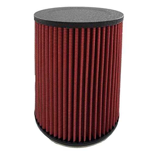 OBUYTO 4-Inch Cold Air Intake Kit with Heat Shield + Filter Compatible for Silverado 1500 14-18; Sierra 1500 14-18; for Cadillac Escalade Suburban Yukon Tahoe 15-20 5.3L 6.2L V8 (Black Tube & Red Filter) - Image 4