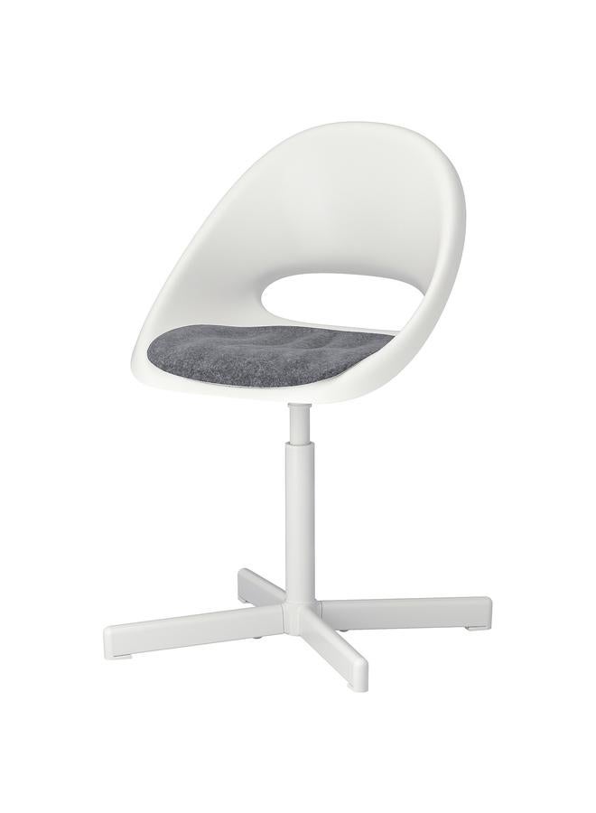 Zaboon Children´s seat pad for desk chair, dark grey, 33x32 cm - Image 2