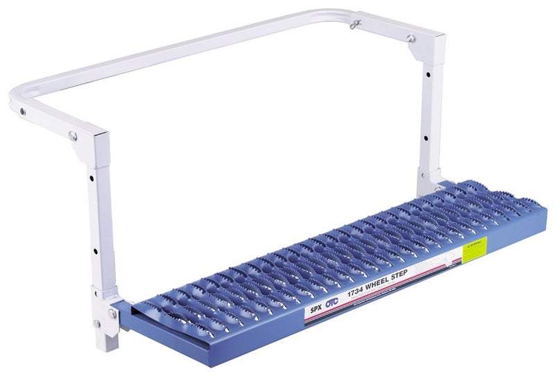 OTC 1734A Heavy Duty Truck Wheel Step with NonSkid Platform - Image 2