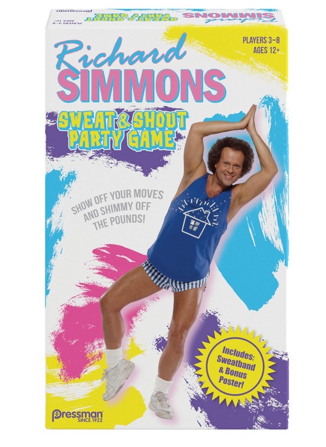 Pressman Pressman Richard Simmons: Sweat & Shout Party Game - The Show Off Your Moves & Shimmy Off The Pounds Game  - Image 1