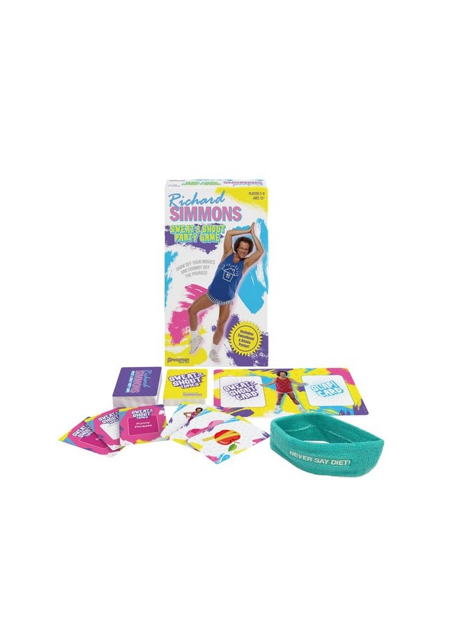 Pressman Pressman Richard Simmons: Sweat & Shout Party Game - The Show Off Your Moves & Shimmy Off The Pounds Game  - Image 2