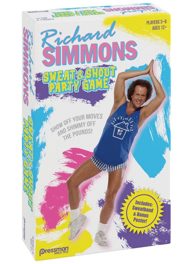 Pressman Pressman Richard Simmons: Sweat & Shout Party Game - The Show Off Your Moves & Shimmy Off The Pounds Game  - Image 4