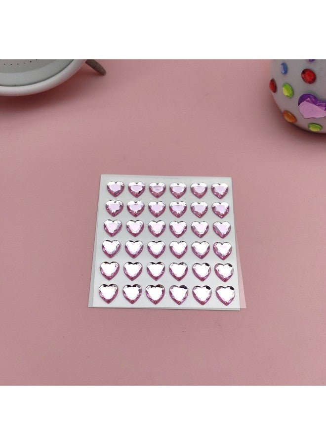 Explosions DIY Acrylic Diamond Sticker Photo Frame Decorative Sticker Accessories Material Closed Bag Water Drops Love Piece-Specifications Support Image Upload:36 Hearts-pink - Image 1