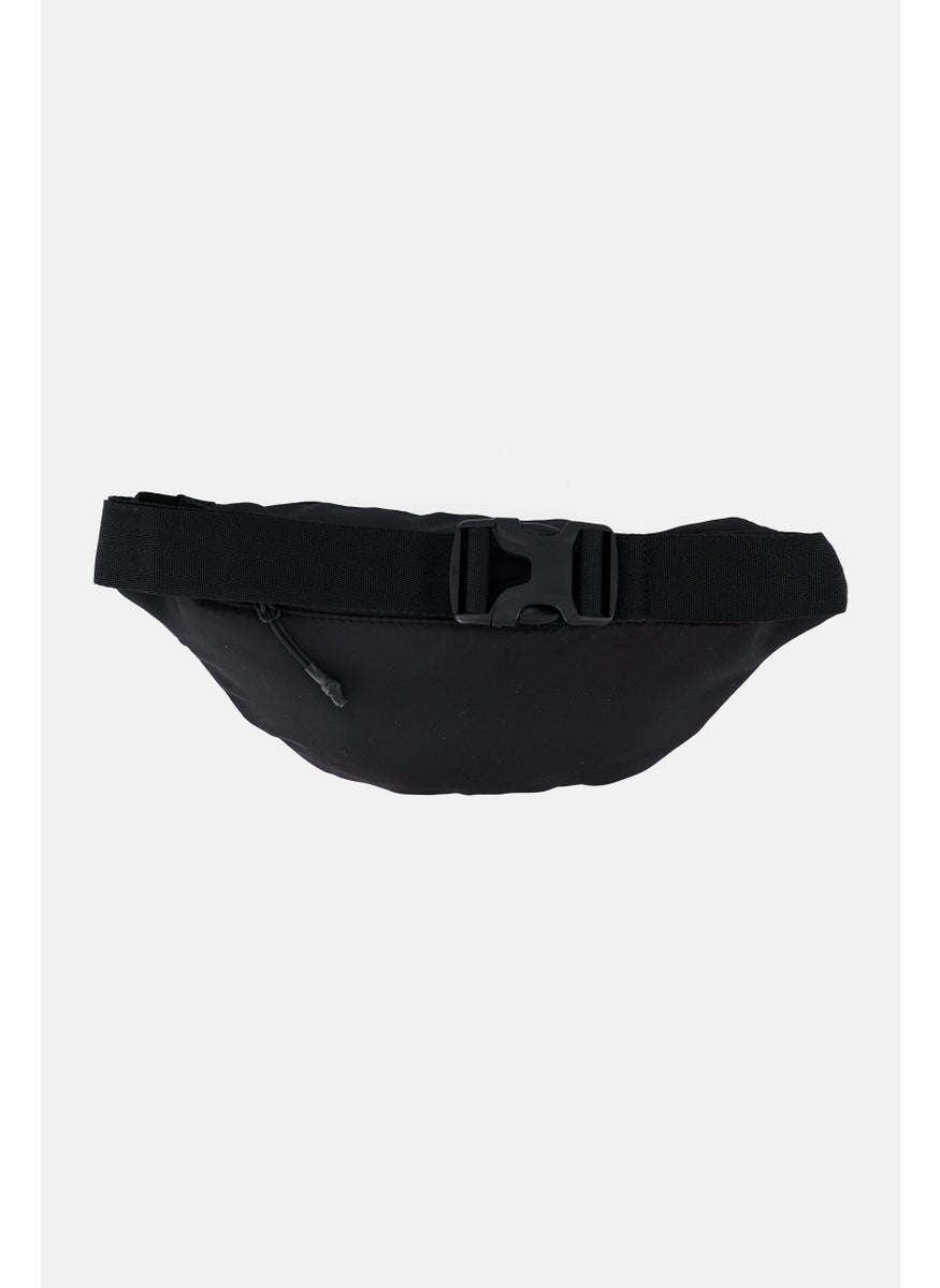 Jack Jones Men Solid Fanny Pack, Black  - Image 2