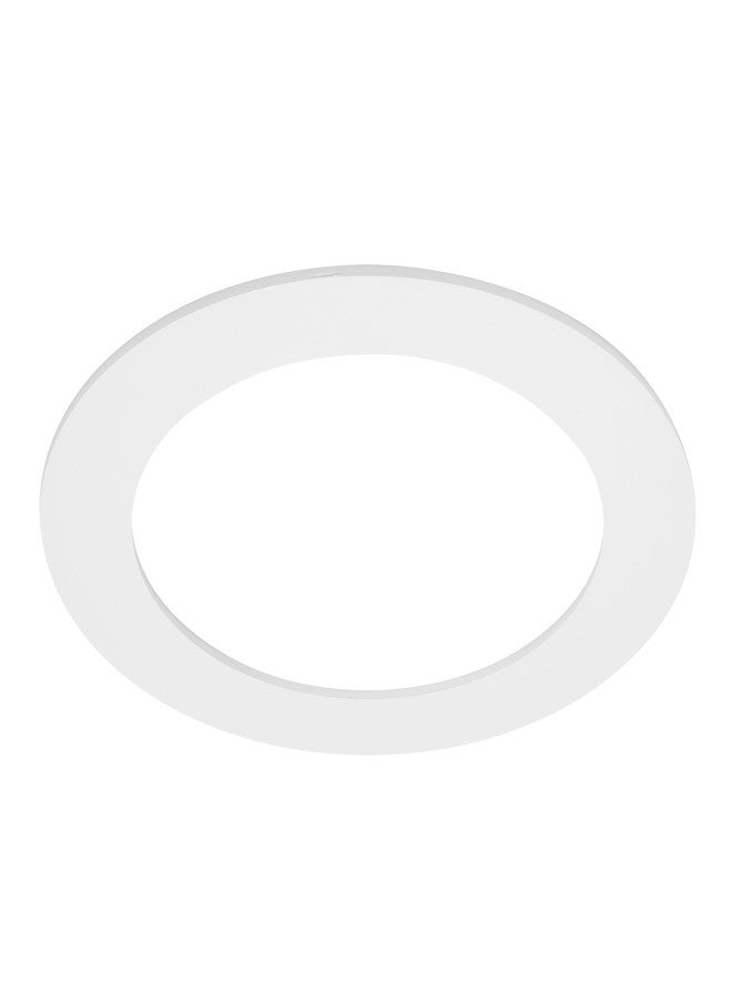 Maxxima 12 Pack 6 in. Goof Rings for Recessed Lights, Can or Canless Lighting Round Downlight Trim Ring, Outer Diameter 8.6” Inner Diameter 6.22”, Durable Plastic Design, White Extended Trim - Image 2