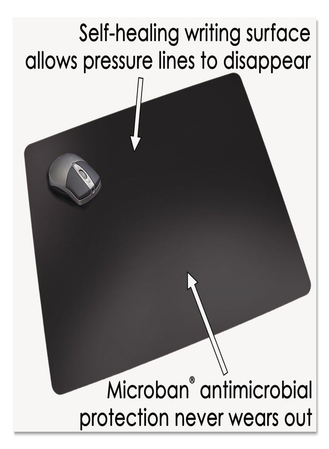Artistic Rhinolin II Desk Pad with Microban, 36"x20", Black (AOPLT612MS) - Image 4
