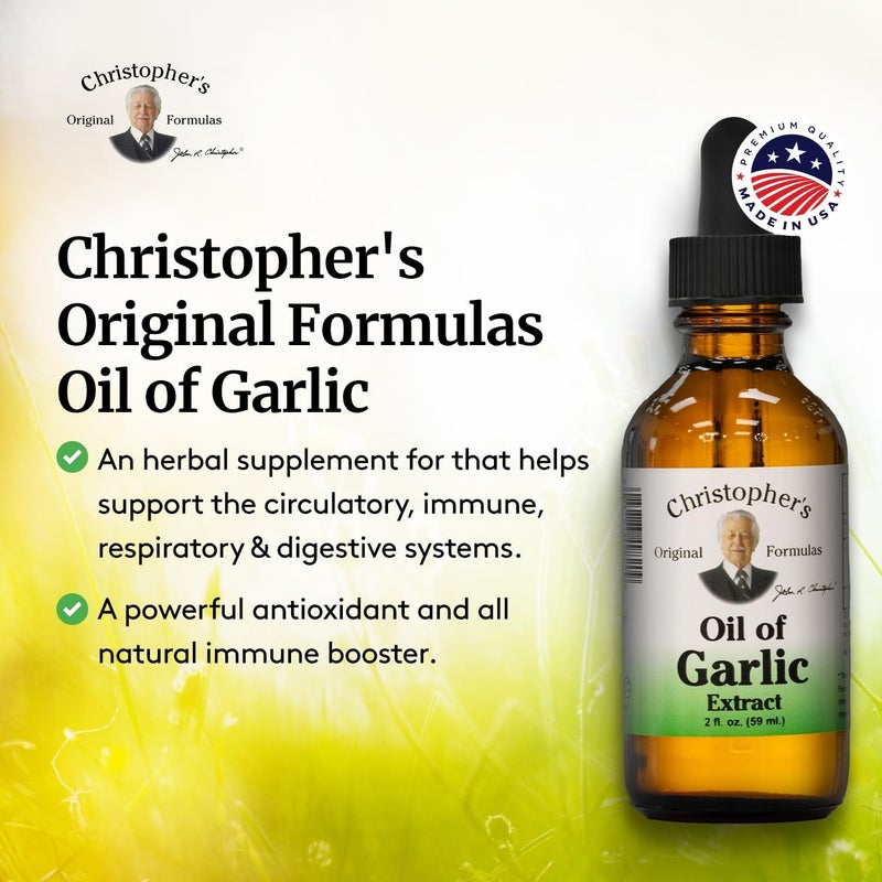 Christopher's Original Formulas Dr. Christopher's Original Formulas Oil of Garlic Extract - 2 oz (59 ml) - Image 4