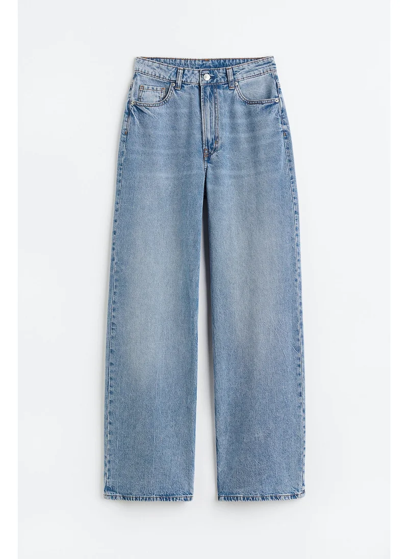 اتش اند ام Wide High Jeans