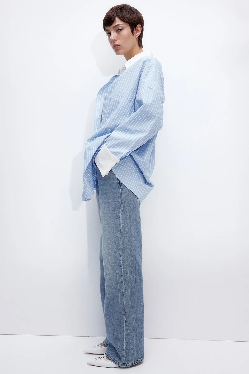 اتش اند ام Wide High Jeans