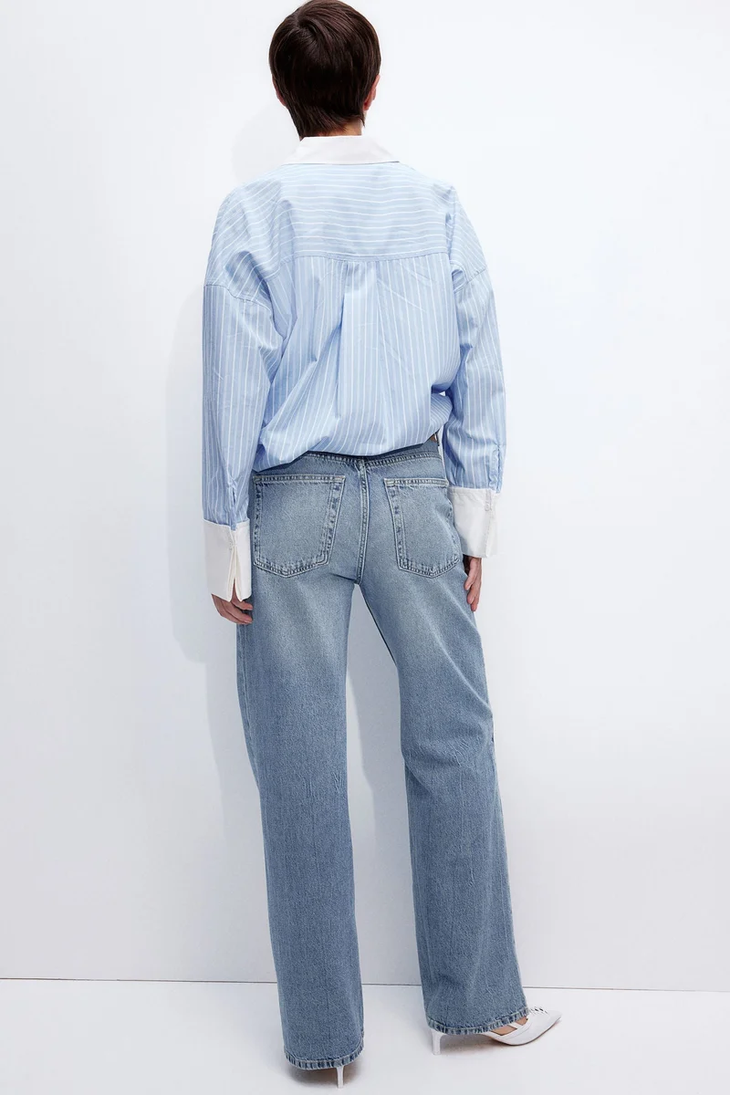 اتش اند ام Wide High Jeans