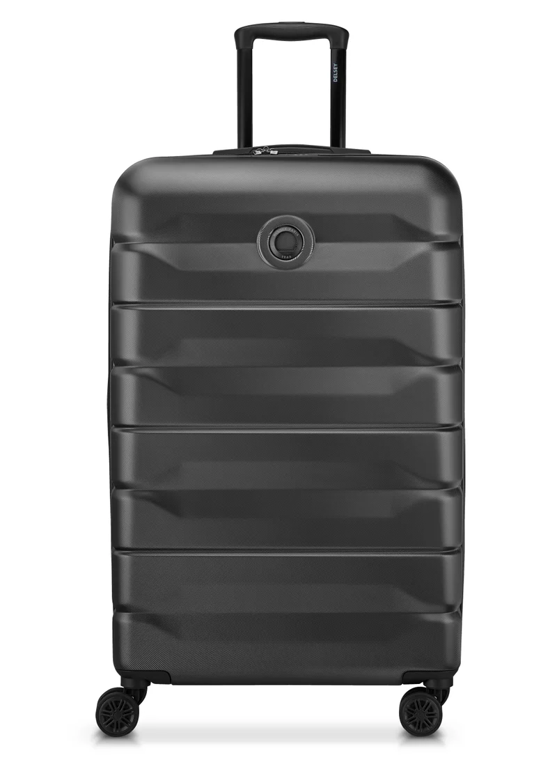 Air Armour Lightweight Luggage Trolley 80cm 4DW Black
