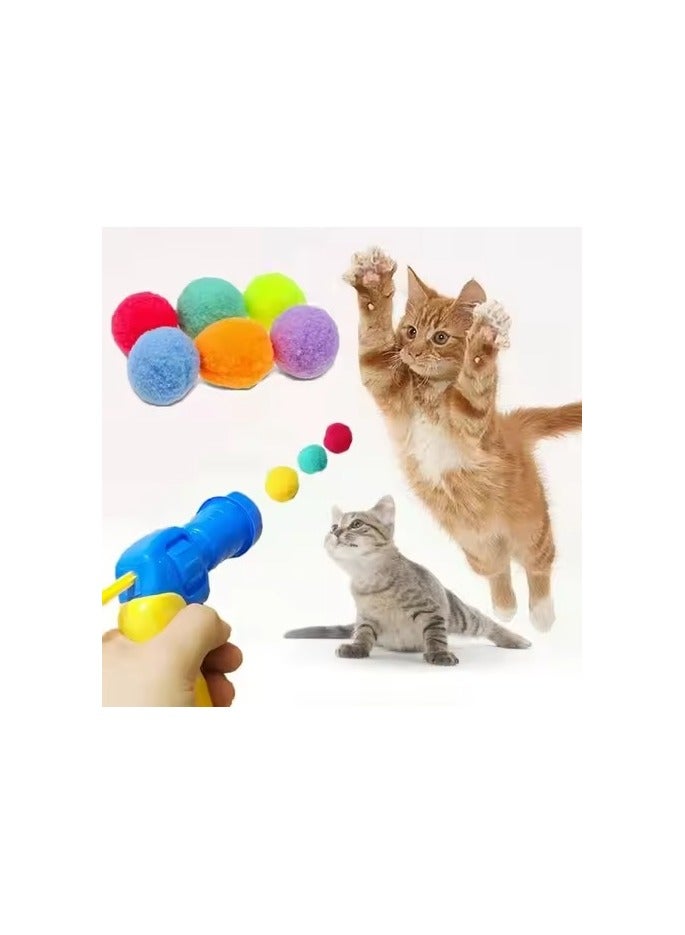 Interactive Plush Ball Shooting Training Toy Cute and Fun for Pets - Entertaining and Motivating Toys for Cats and Small Dogs  - Image 4