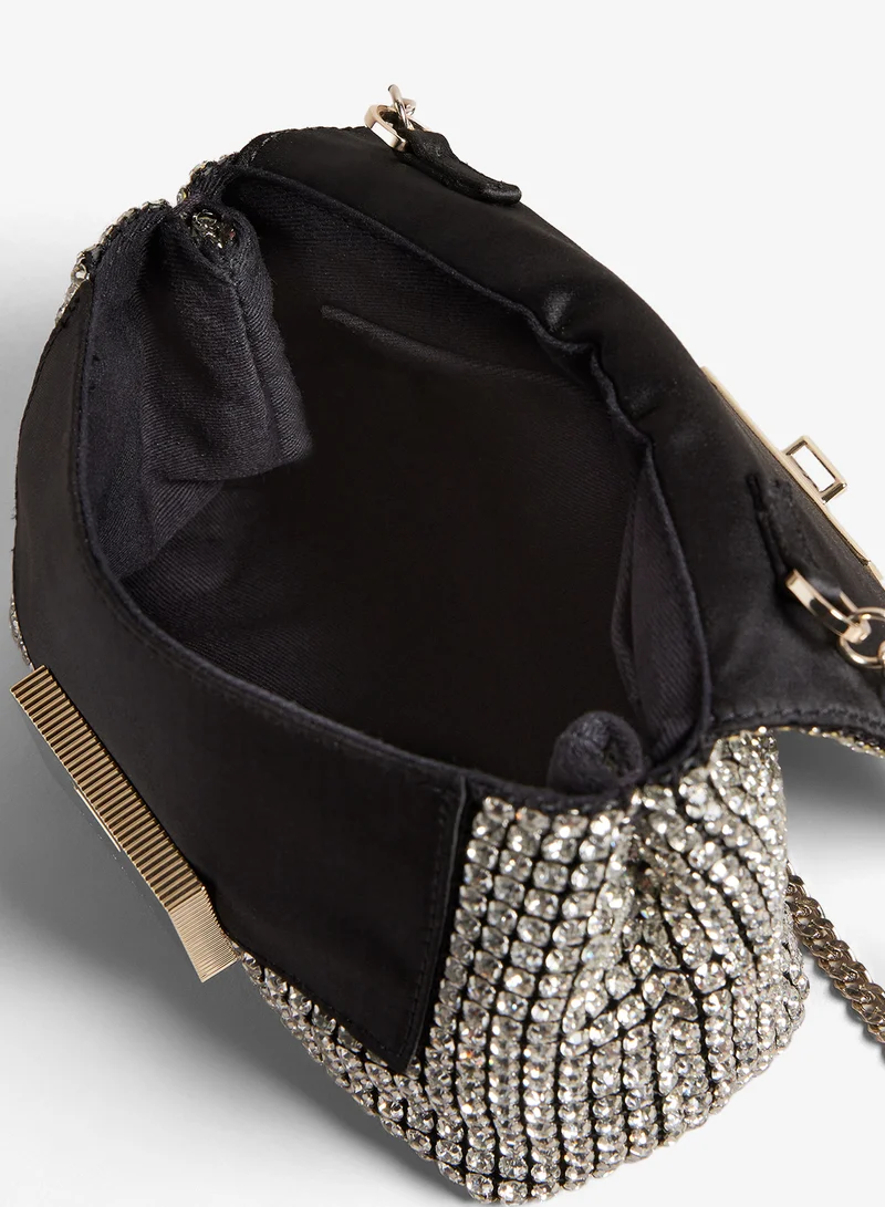 Ted Baker SILVER Crystal Mini Cross Body Bag for Women | Best Price UAE