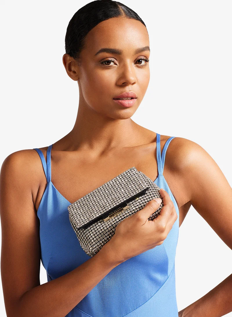Ted Baker SILVER Crystal Mini Cross Body Bag for Women | Best Price UAE