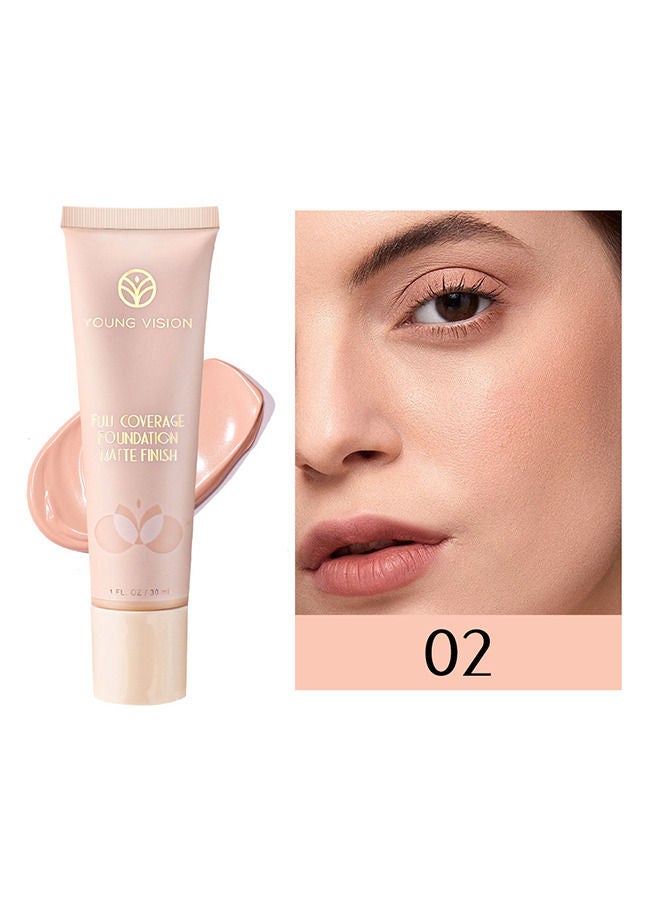 يونج فيجن التغطية الكاملة لمؤسسة الملابس الطويلة ، زخرفة التنظيف ، مكياج الأساس السائل غير المقاوم للماء - Image 2