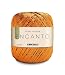 CÃRCULO CIRCULO Encanto Yarn 100 Viscose Luxury Shine Light Worsted Weight Yarn 140 yds 352 oz Color 4131 Dark Cheddar - Image 2